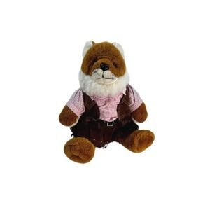 Bear Mill Plush Brown Bear Cowboy‎ Outfit Stuffed Animal Toy Western